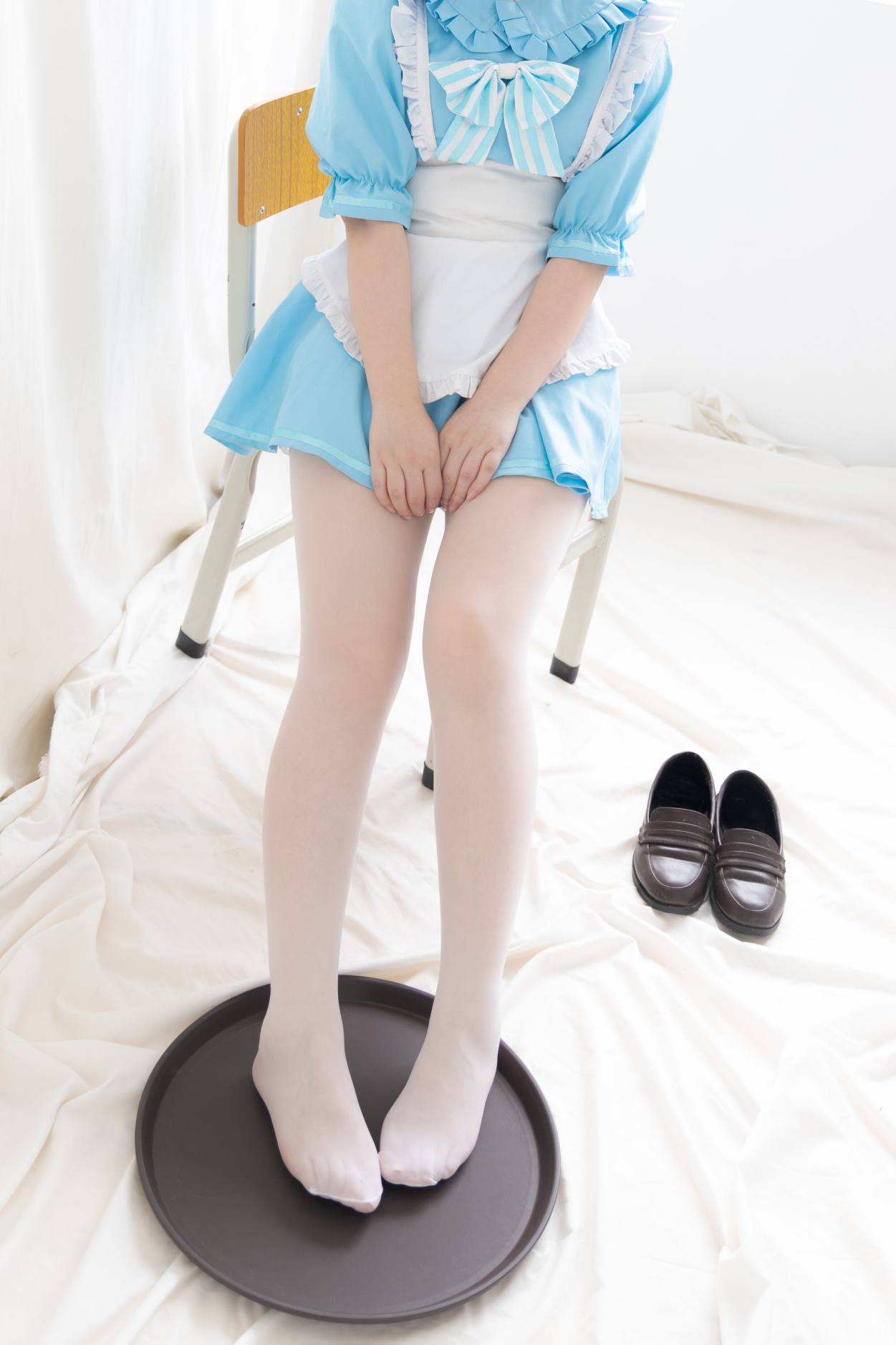 图片[4]-女仆装白丝女孩【43P】20014-师姐图集