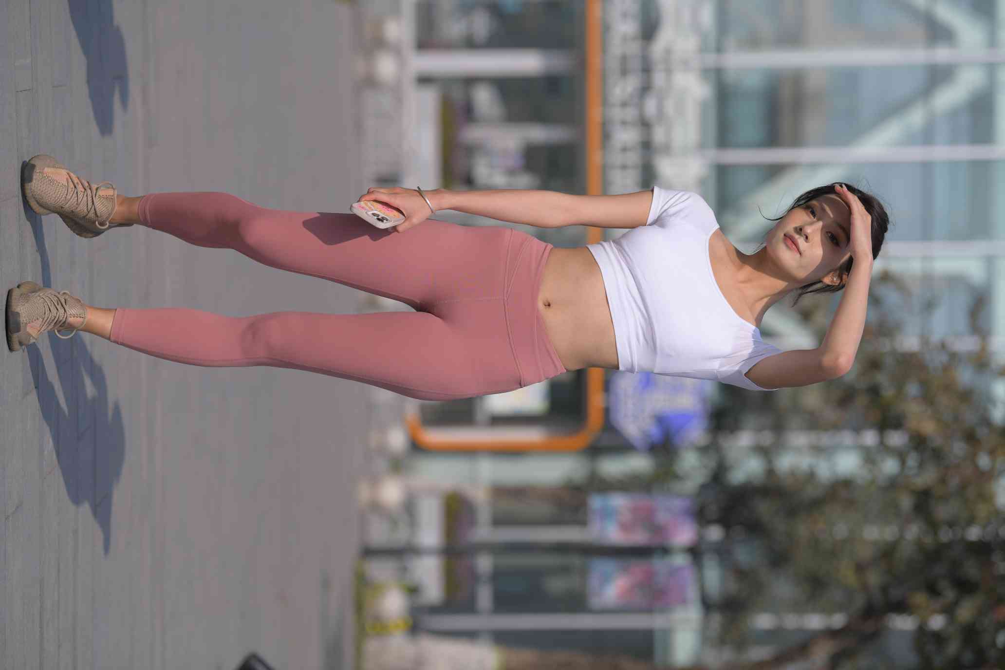 图片[4]-很漂亮的瑜伽裤女孩【419P】04013-师姐图集