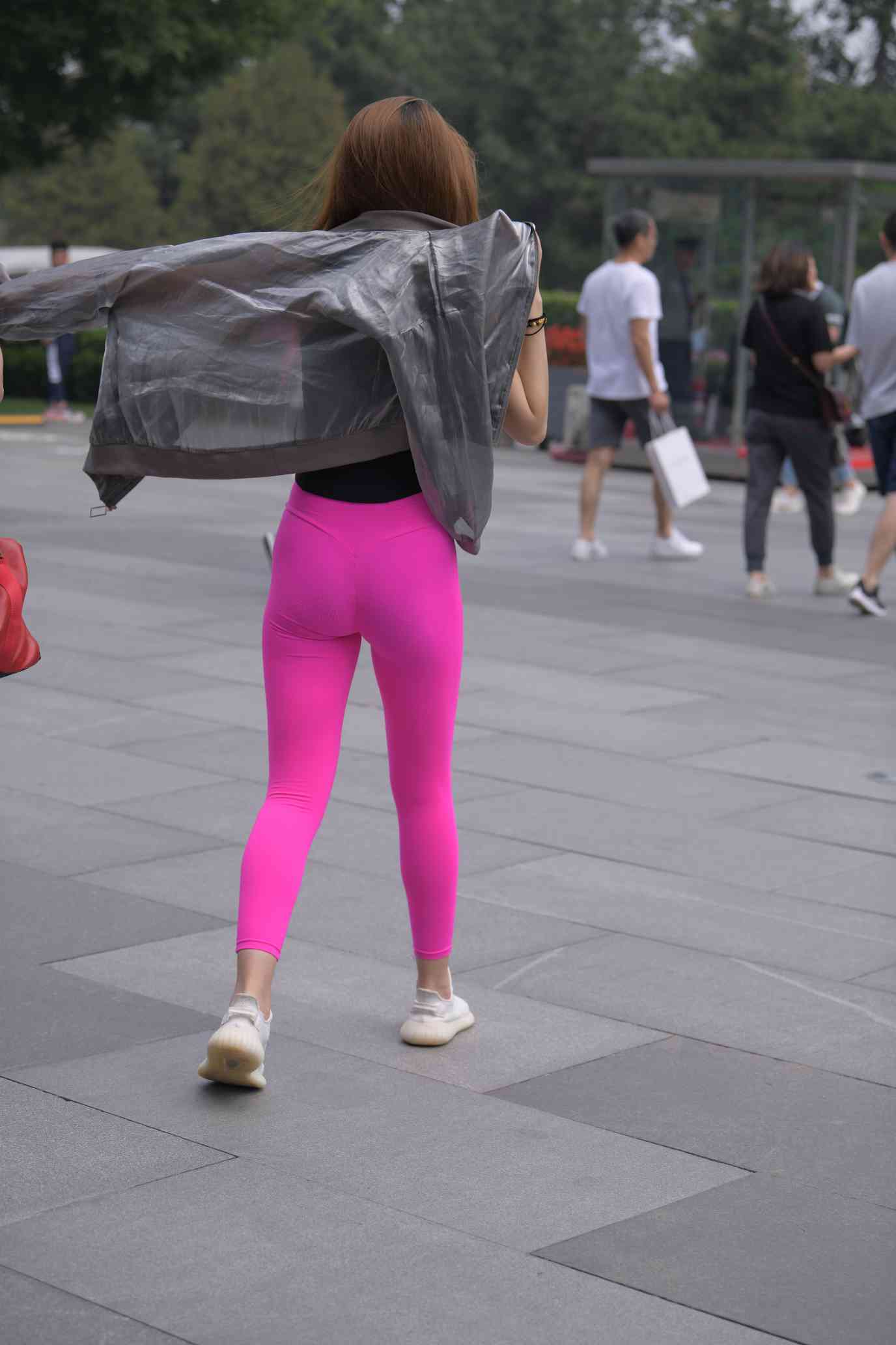 图片[5]-粉色瑜伽裤眼镜女孩【57P】04021-师姐图集