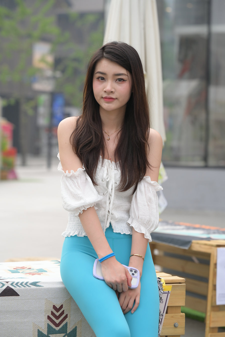 图片[2]-蓝色瑜伽裤漂亮女孩 J3299 769P-12.9GB-师姐图集