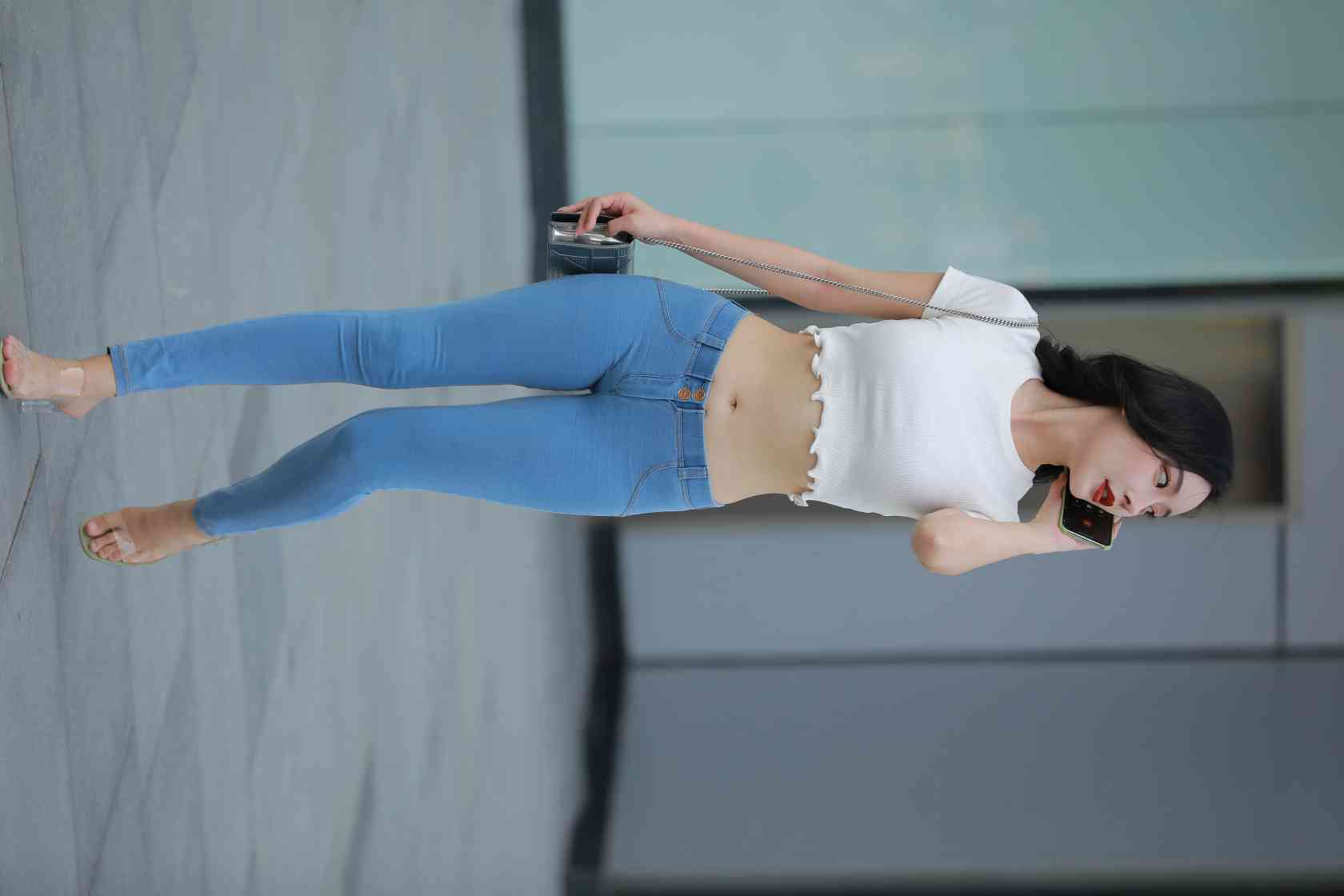 图片[4]-非常漂亮的紧身牛仔裤女孩【115P】04016-师姐图集