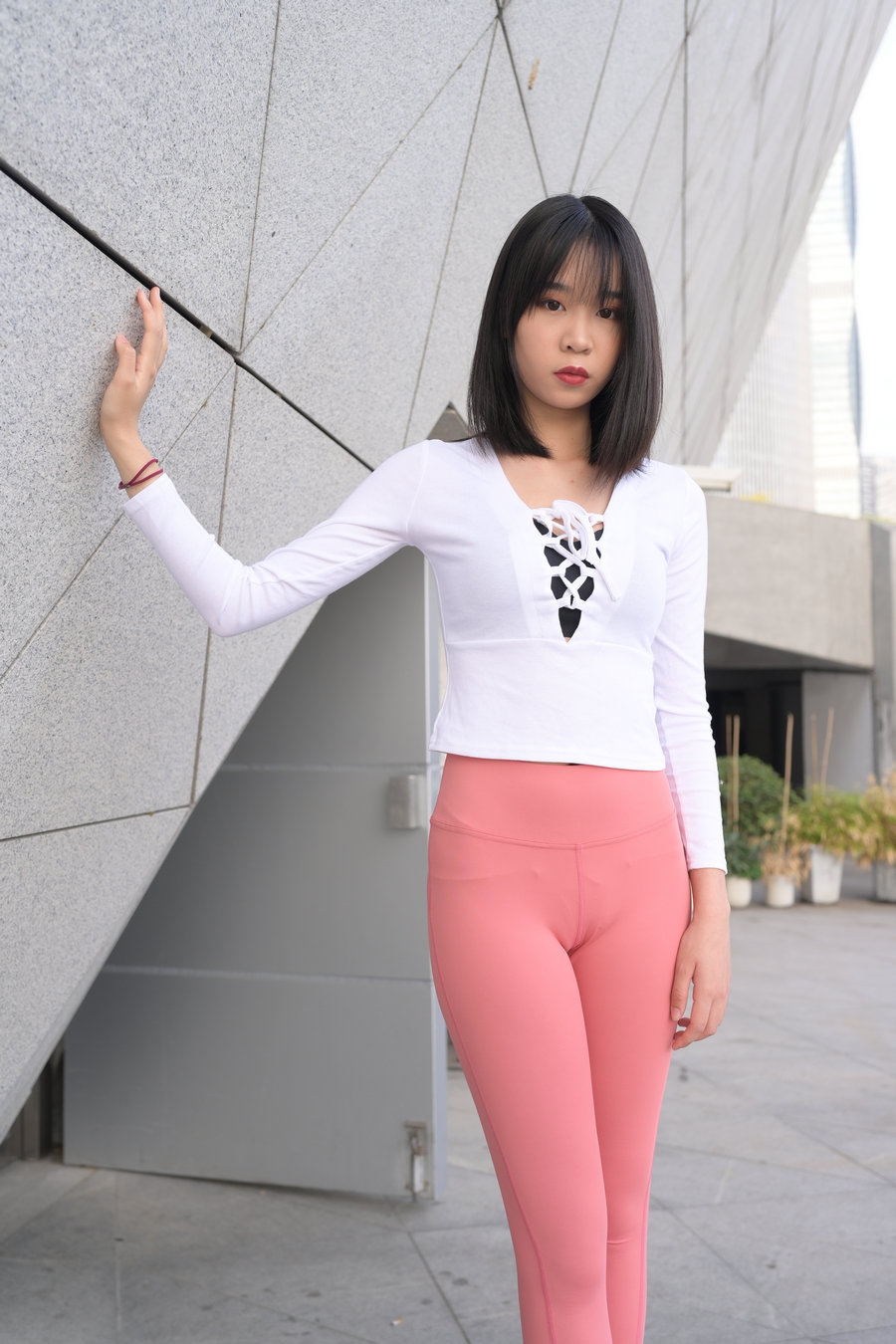 图片[3]-粉色瑜伽裤年轻女孩 J1311 417P17V-14.9GB-师姐图集