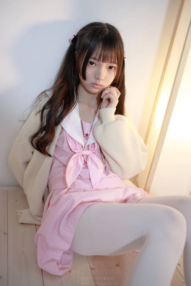 图片[3]-好像有什么心事的白丝双马尾女孩【59P】20022-师姐图集