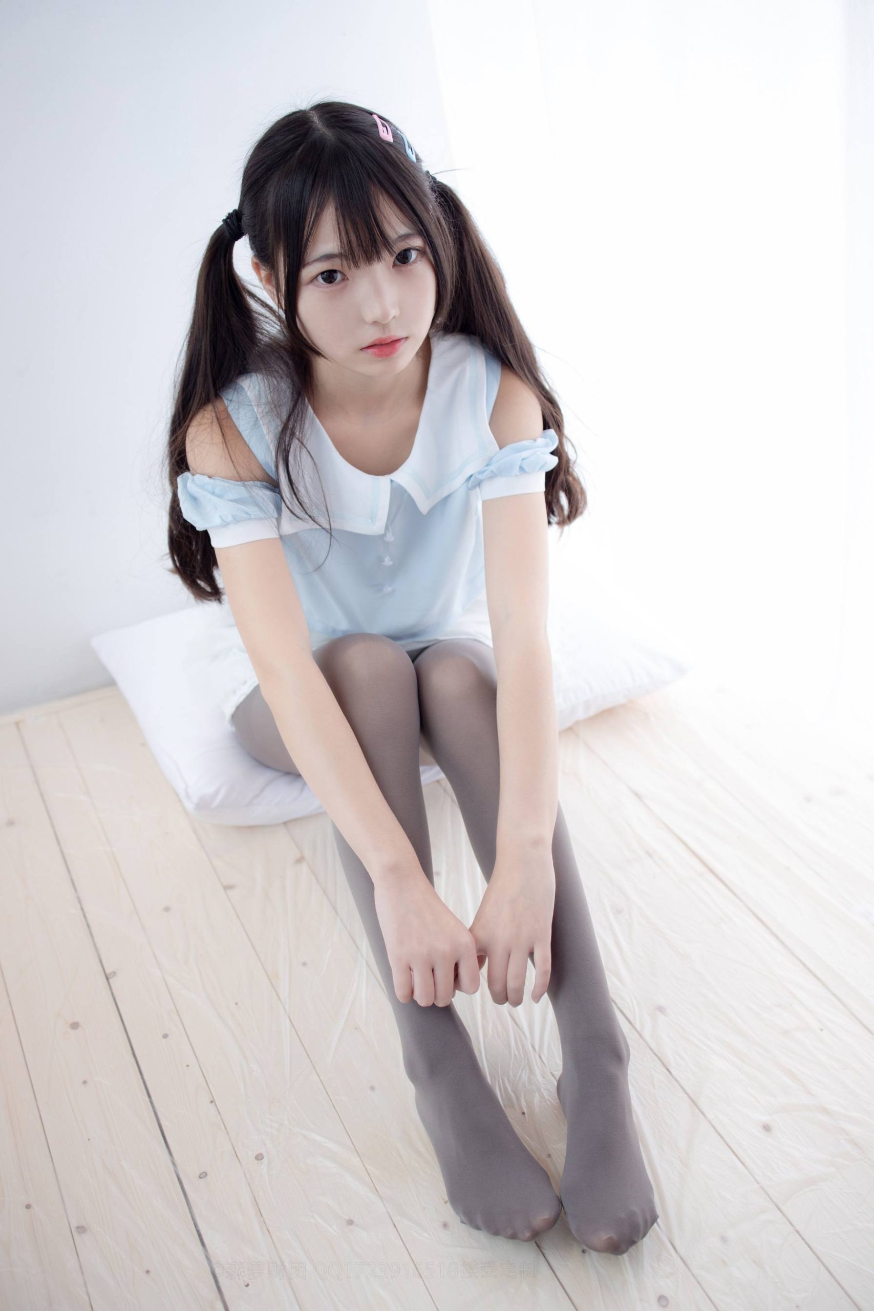 图片[3]-超级甜美的灰丝小姑娘【86P】20005-师姐图集