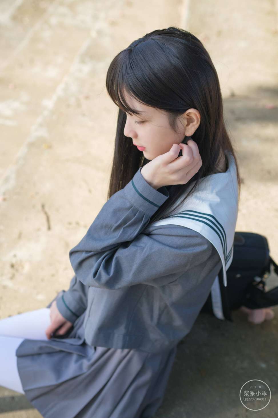 图片[3]-白丝清纯少女真的太可爱了【60P】20001-师姐图集