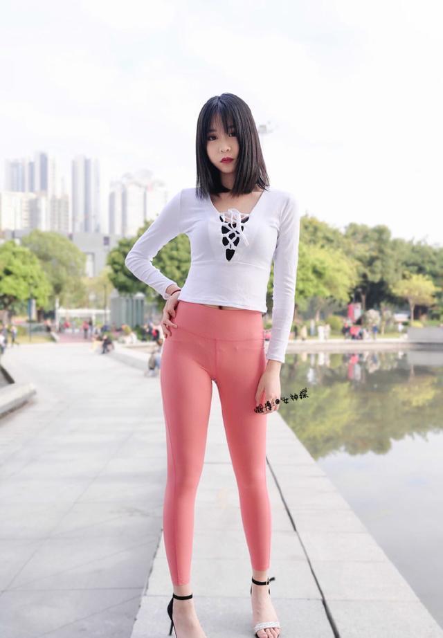 图片[2]-粉色瑜伽裤年轻女孩 J1311 417P17V-14.9GB-师姐图集