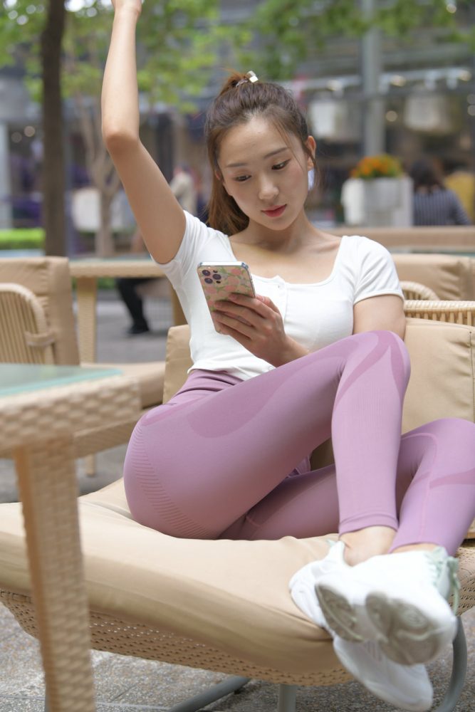 图片[6]-香芋色瑜伽裤高马尾漂亮女孩J2206 545P1V-19.1GB-师姐图集