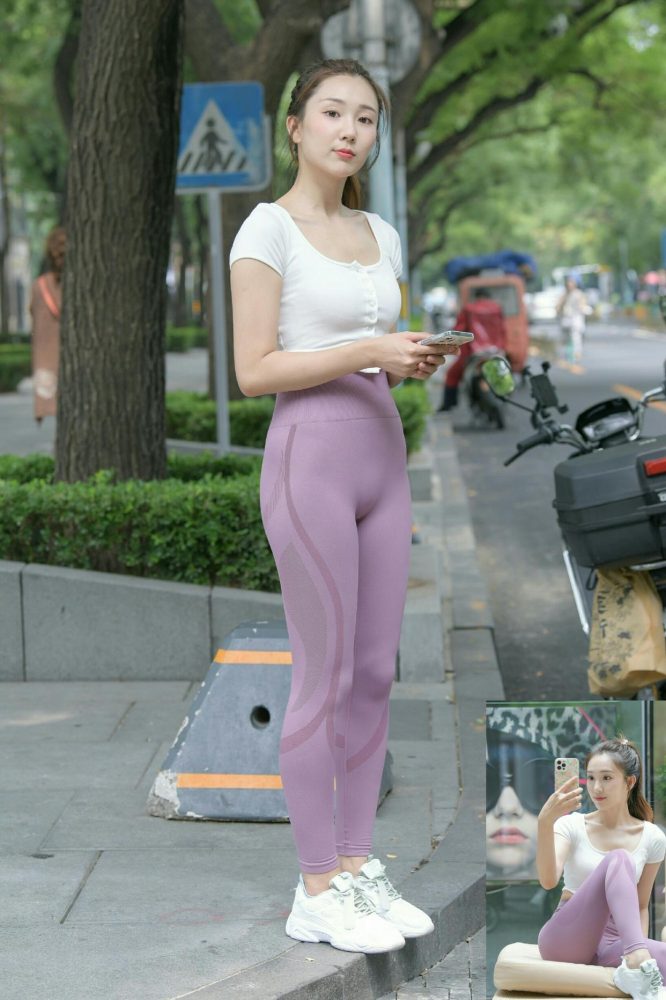 图片[5]-香芋色瑜伽裤高马尾漂亮女孩J2206 545P1V-19.1GB-师姐图集