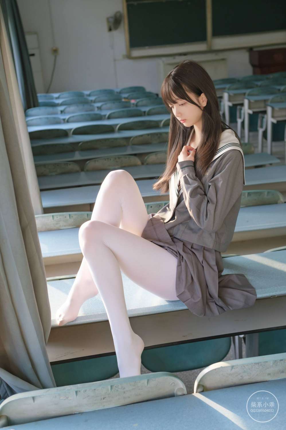 图片[5]-白丝清纯少女真的太可爱了【60P】20001-师姐图集