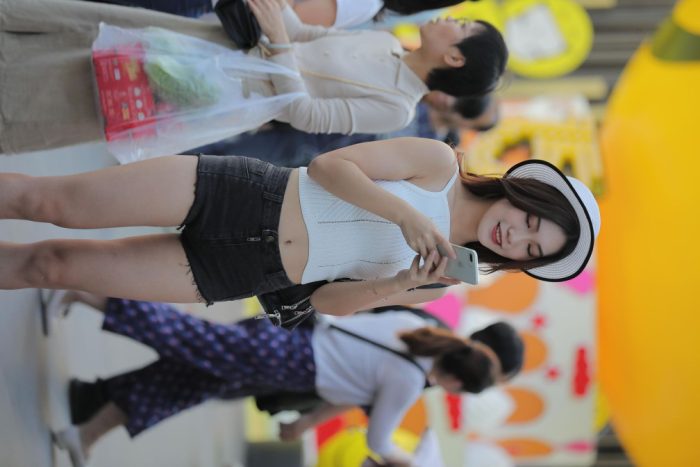 非常时尚阳光的牛仔热裤女孩【808P】00064-师姐图集