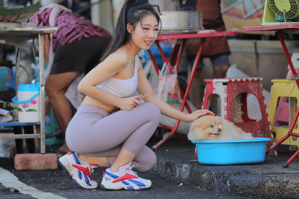 图片[3]-逛商场买东西的瑜伽裤老师【666P】00012-师姐图集