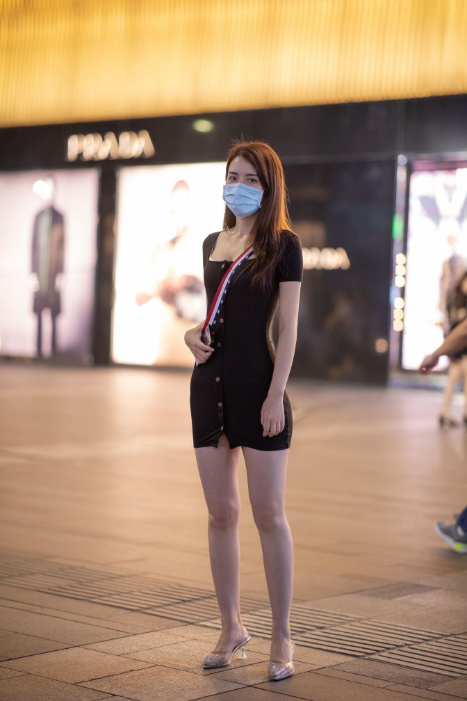 图片[4]-逛商场的黑色包臀裙美丽女孩【385P】00050-师姐图集