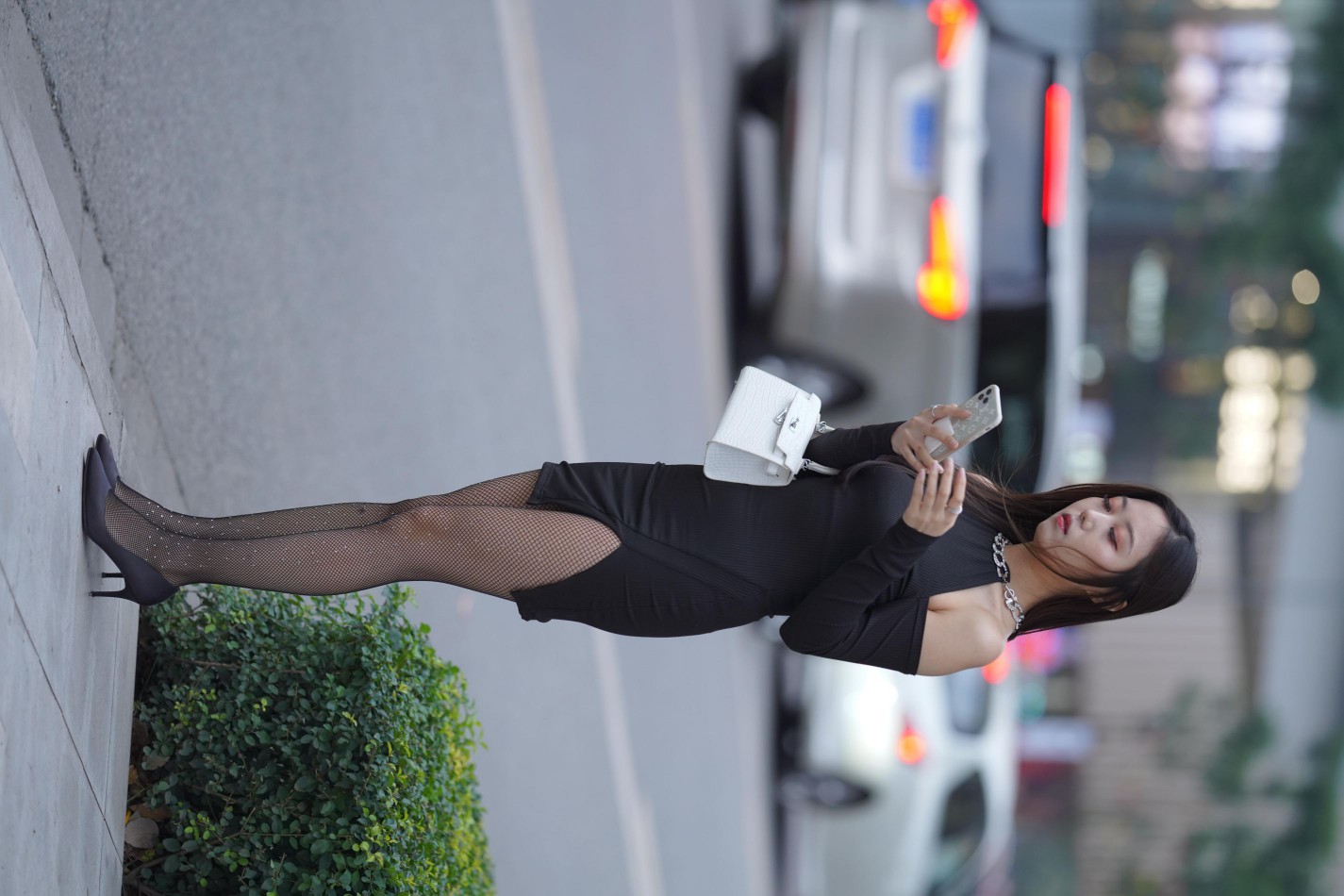 图片[4]-非常妩媚的网格丝袜女孩【186P】00037-师姐图集