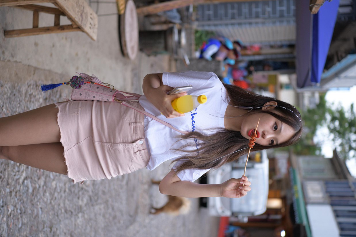 图片[7]-非常清纯甜美的短裙姑娘在逛街【458P】00052-师姐图集