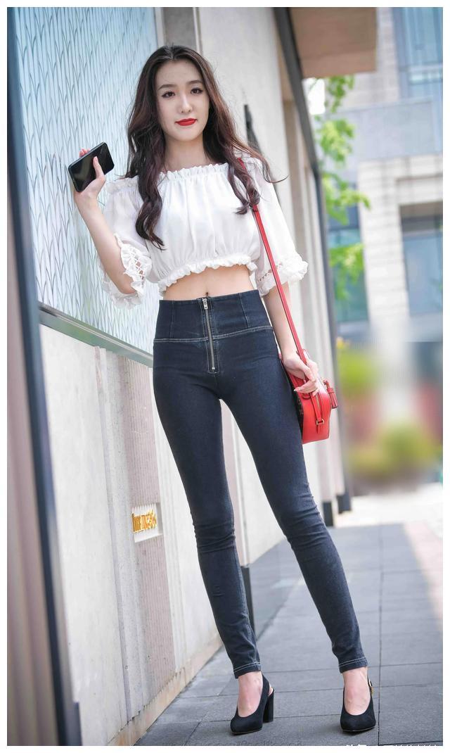 图片[4]-紧身牛仔裤卷发姑娘 J1726 103P-2.28GB-师姐图集