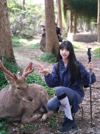 图片[5]-爱爬山的瑜伽裤MM，太甜美了！~-师姐图集