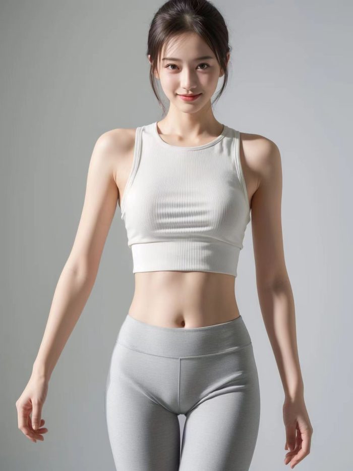 AI瑜伽裤清纯妹子系列图-师姐图集