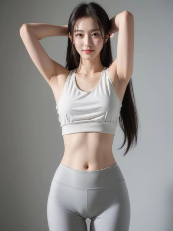 图片[3]-AI瑜伽裤清纯妹子系列图-师姐图集