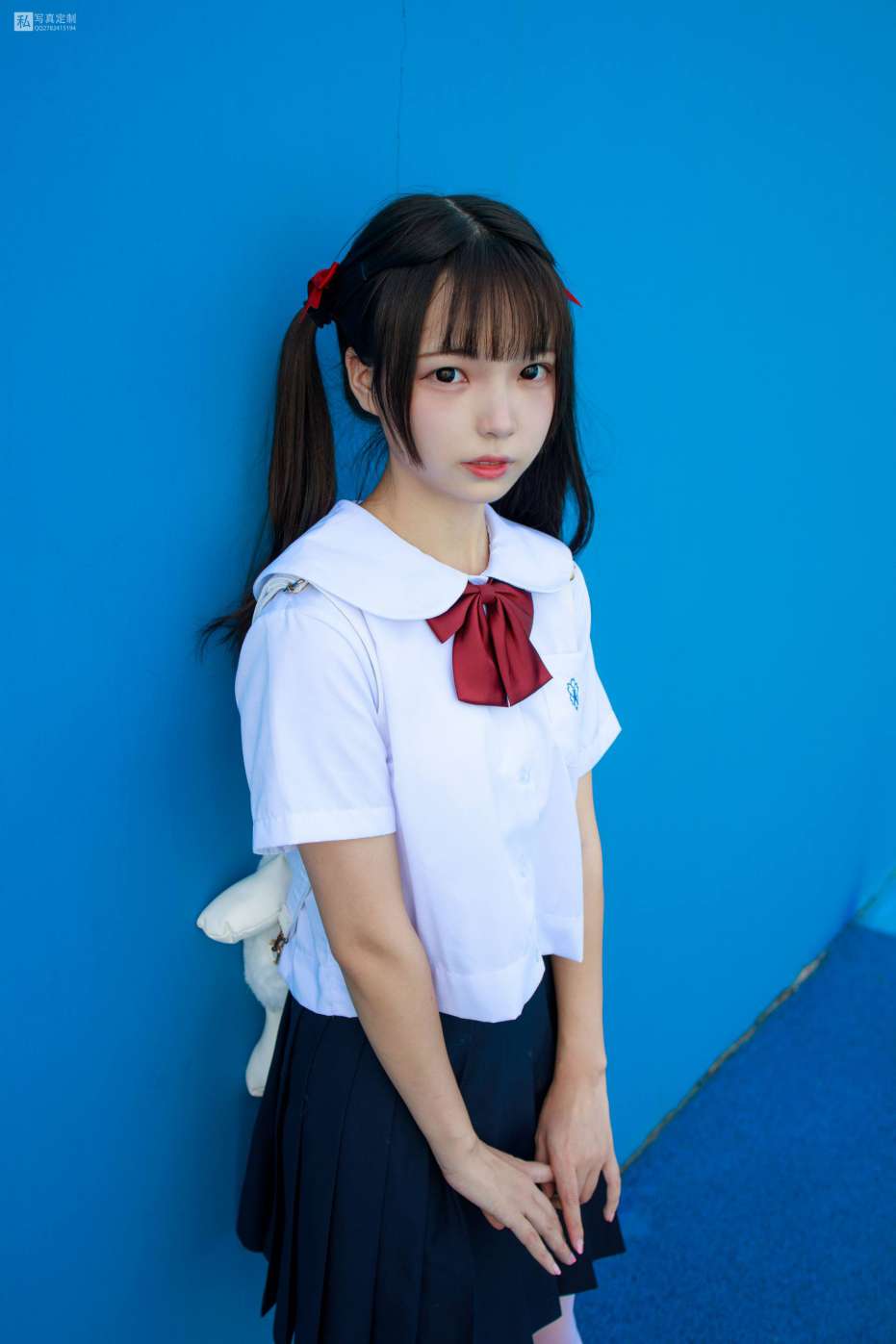 图片[2]-眼神好清澈的双马尾白丝女孩【75P】20019-师姐图集